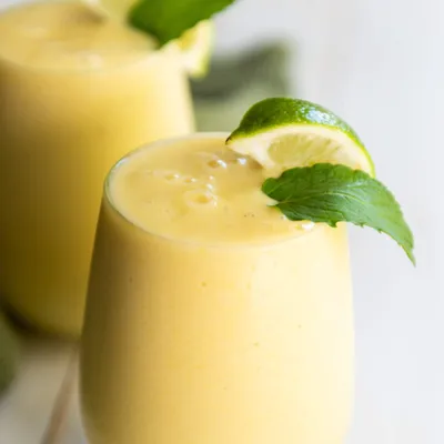 Recipe 'Light and Creamy Pineapple and Banana Smoothie Recipe'