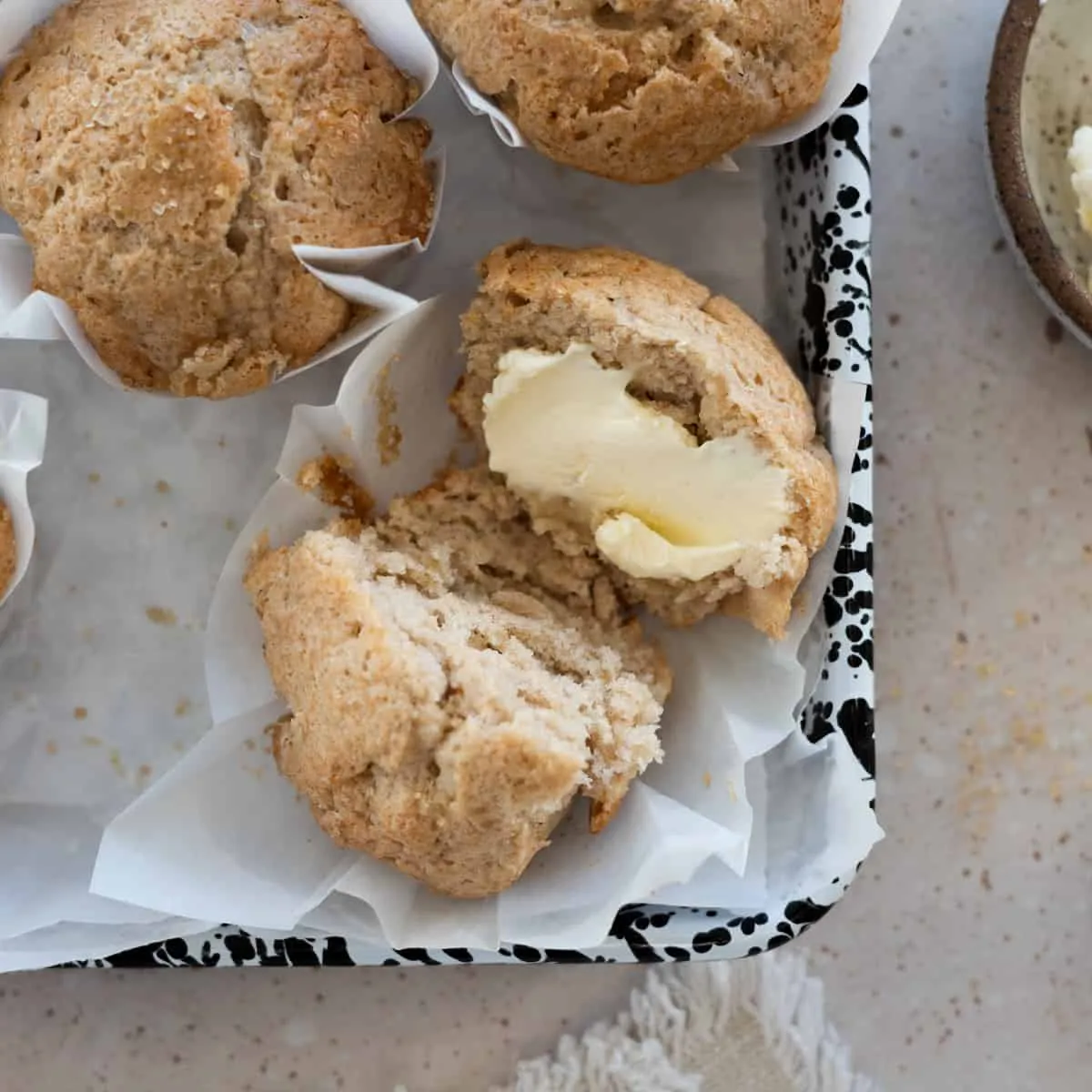 Sourdough Discard Banana Muffins