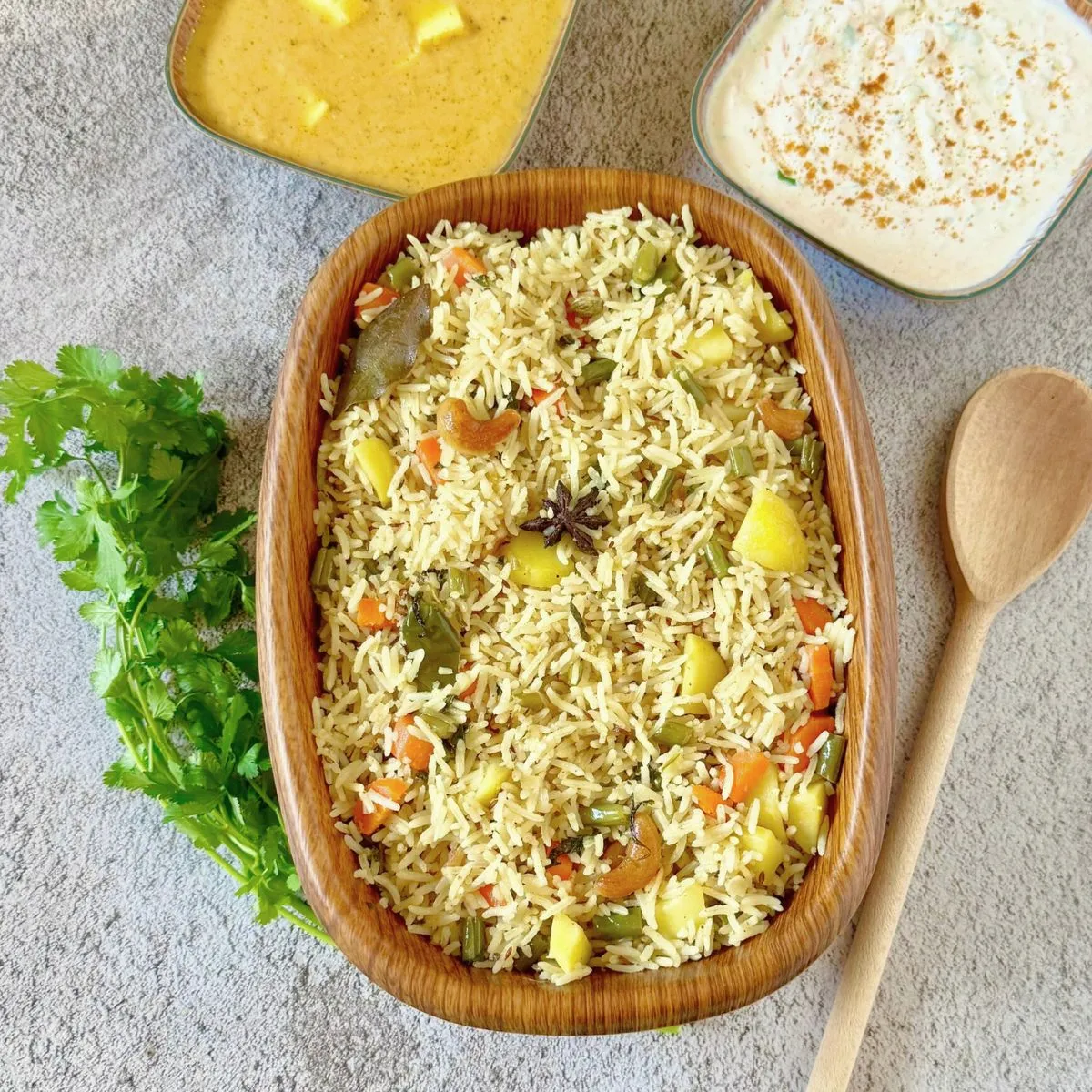 Vegetable Coconut Milk Pulao