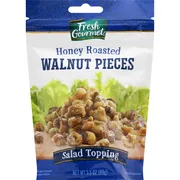 Fresh Gourmet Walnut Pieces, Honey Roasted