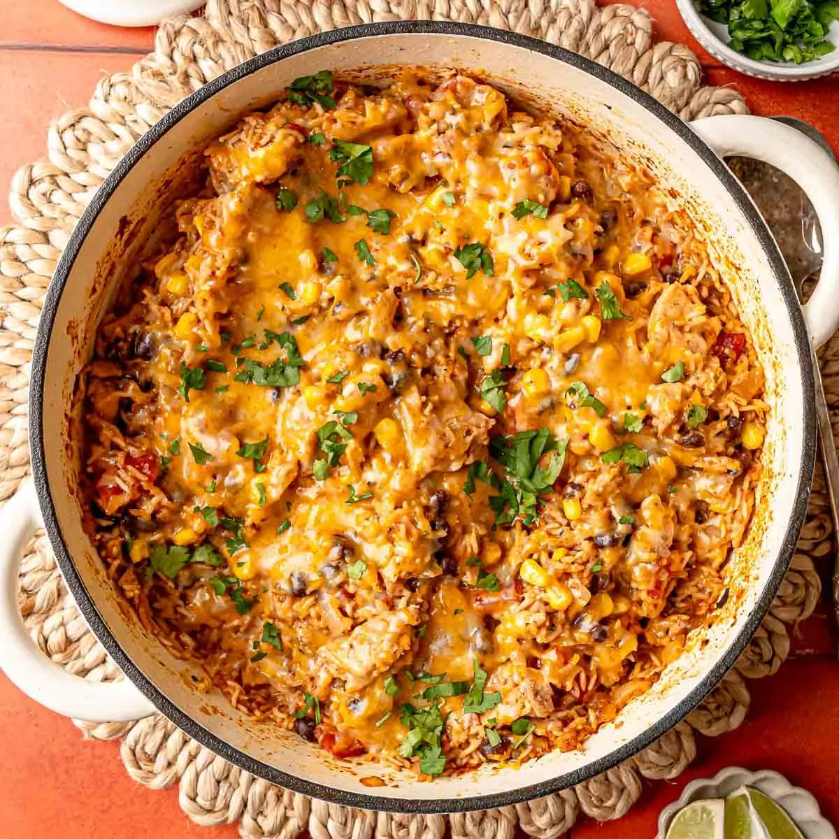 One-Pan Tex-Mex Chicken and Rice Skillet