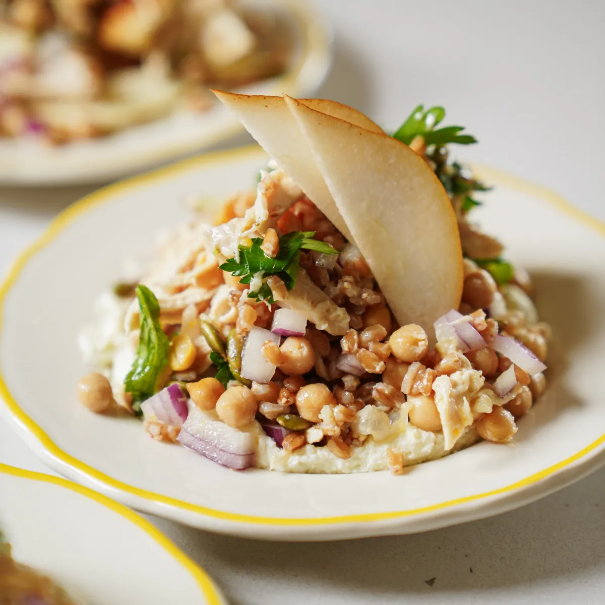 Farro Roasted Chicken Salad