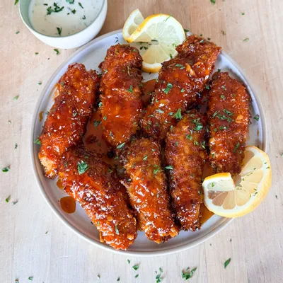 Recipe 'Crispy Air Fryer Honey Buffalo Chicken Tenders'