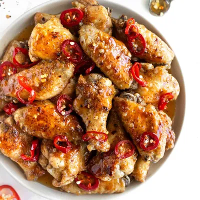 Recipe 'Hot Honey Chicken Wings - Easy Baked Recipe!'