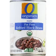 O Organics Refried Black Beans, Fat Free, Organic