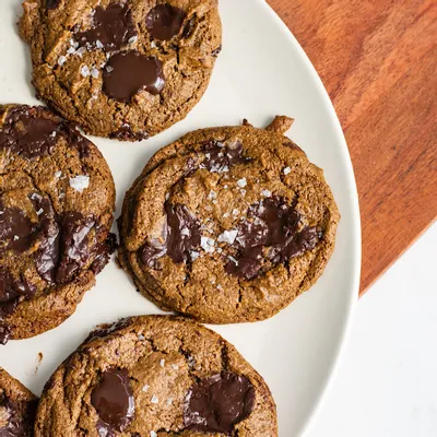 Recipe 'vegan oat flour chocolate chip cookies with coconut sugar'