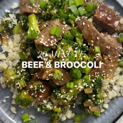 Recipe '20-Minute Beef & Broccoli'