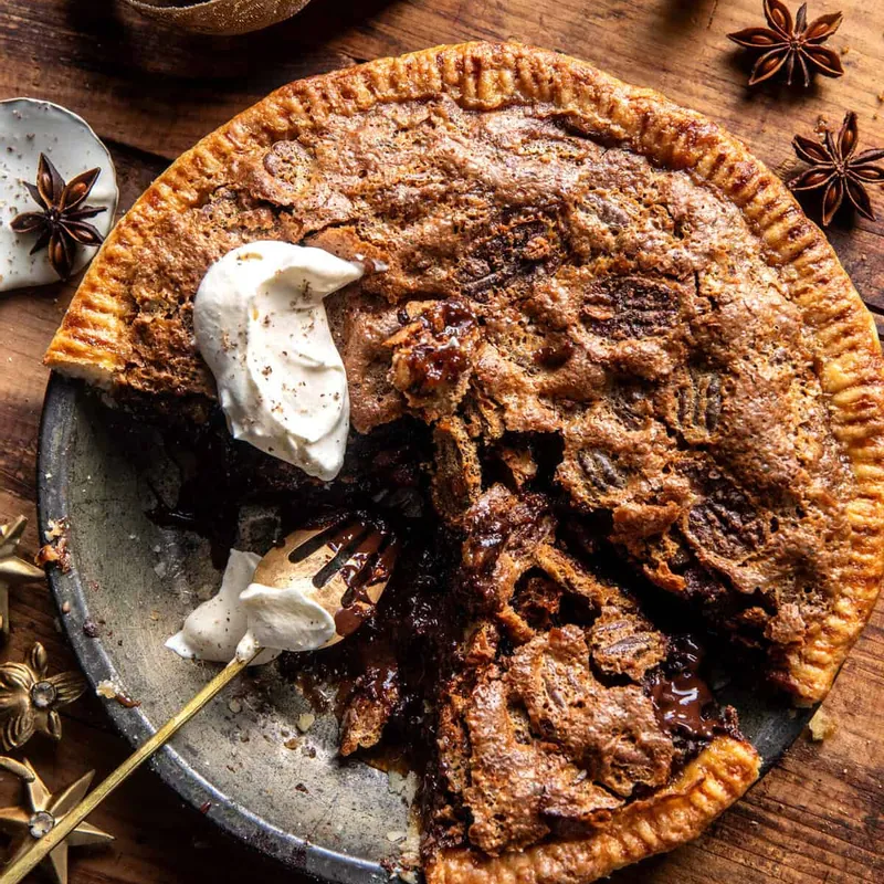 Brown Sugar Maple Pecan Cookie Pie