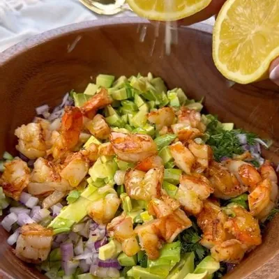 Recipe 'Crunchy Shrimp Salad'