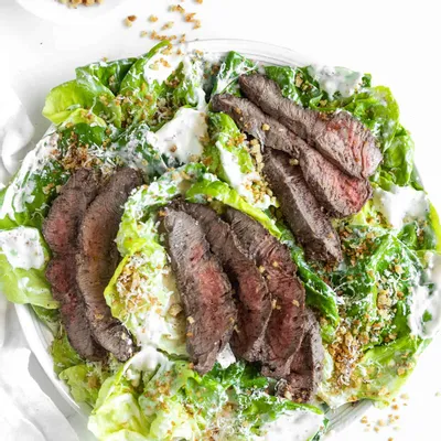 Recipe 'Best Caesar Salad with Steak Recipe'