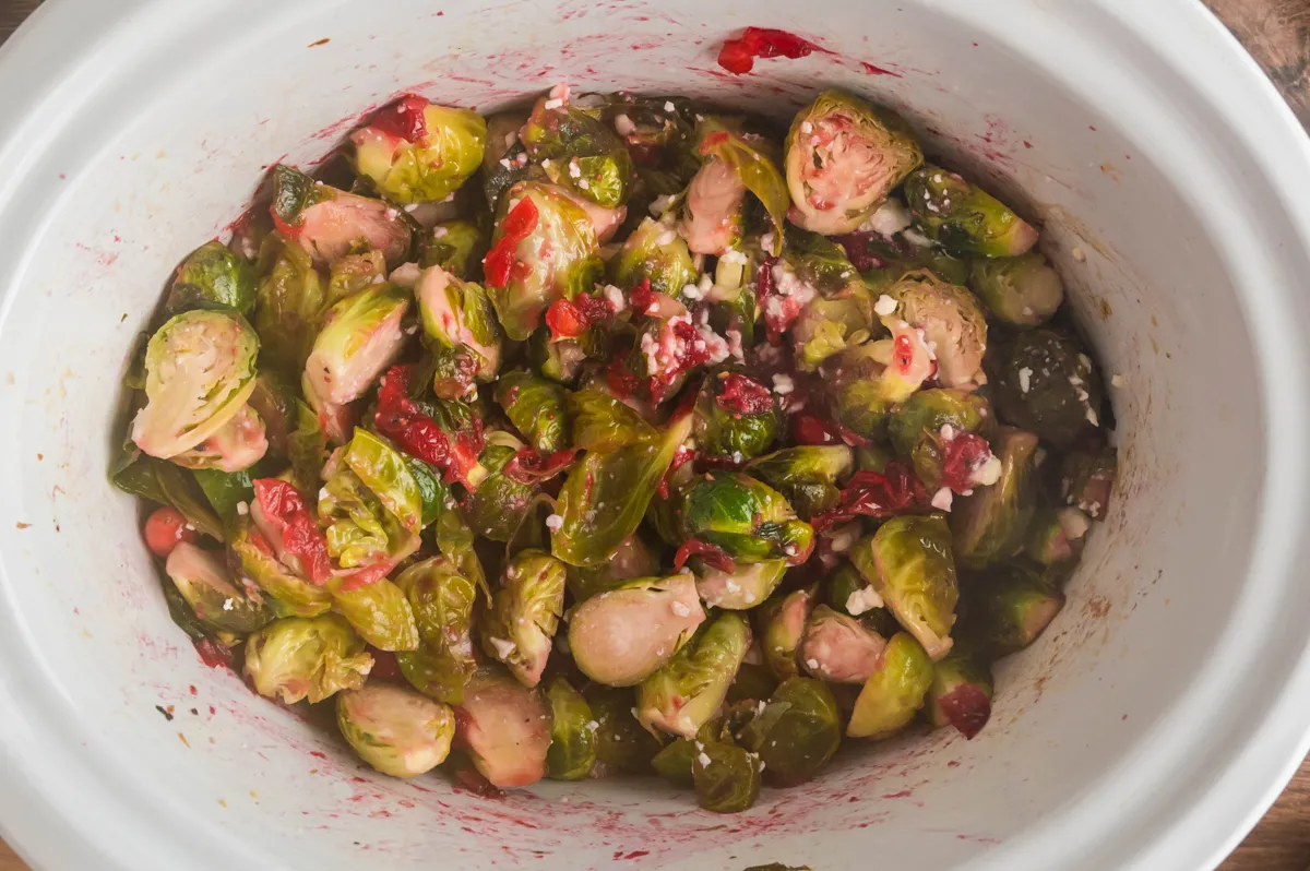 Slow Cooker Brussels Sprouts