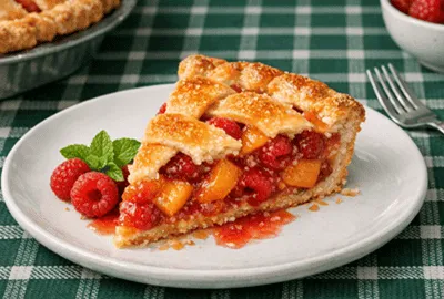 Recipe 'Peach Raspberry Pie Recipe'