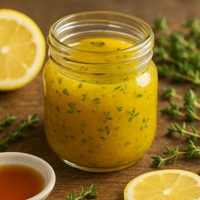 Recipe 'Lemon Thyme Maple Vinaigrette'