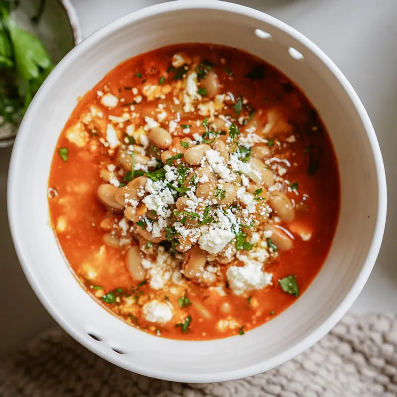 Greek White Bean Soup (Fasolada)