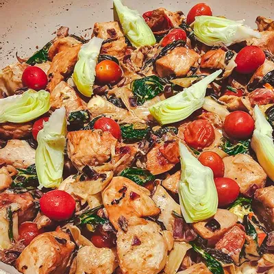 Recipe 'Creamy Spinach and Artichoke Chicken'
