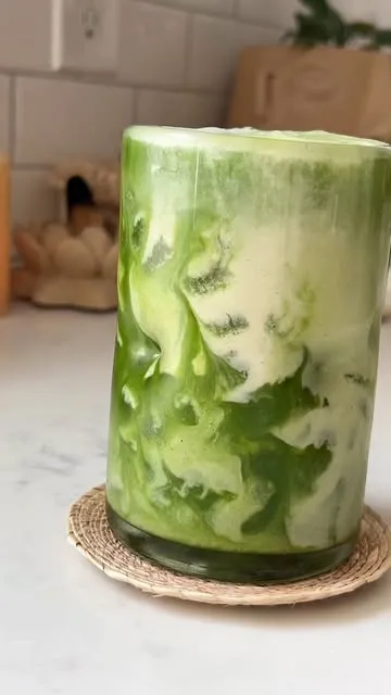 Horchata Matcha Latte