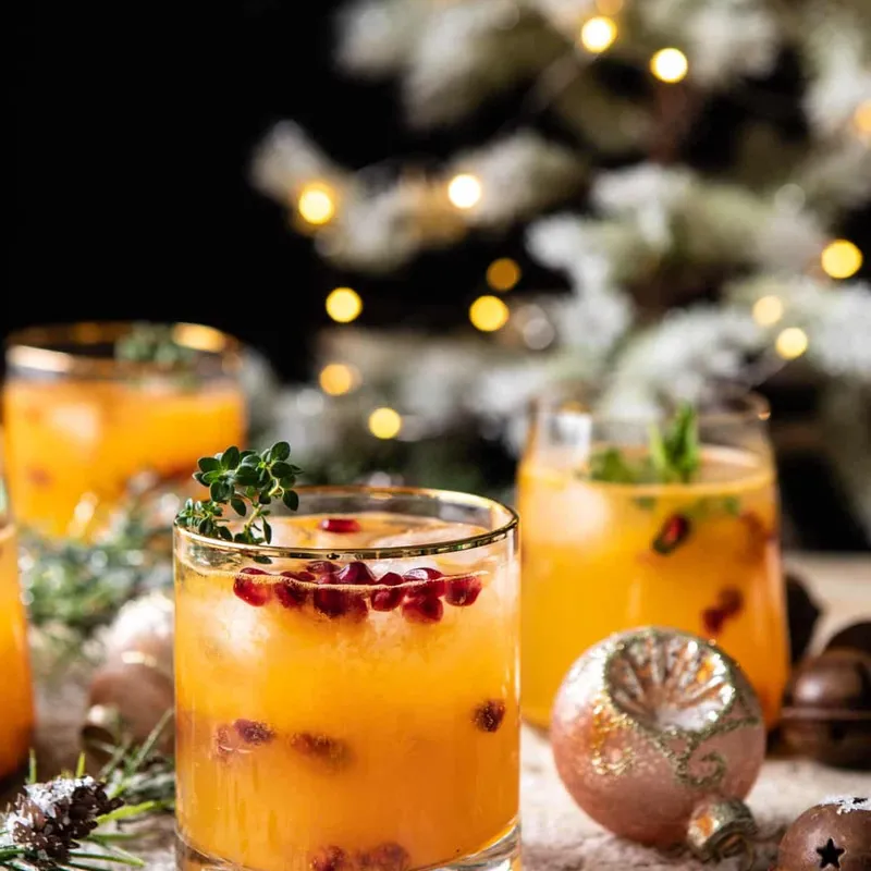 Holly Jolly Christmas Citrus Cocktail Pitcher