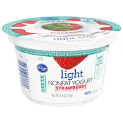 Kroger Light Strawberry Nonfat Greek Yogurt