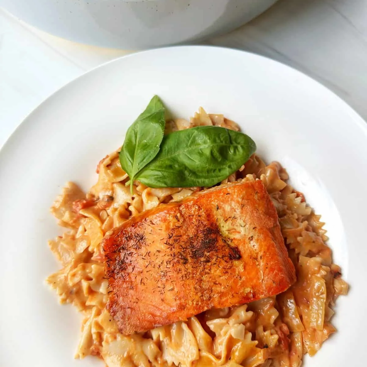 Salmon Pasta Without Cream