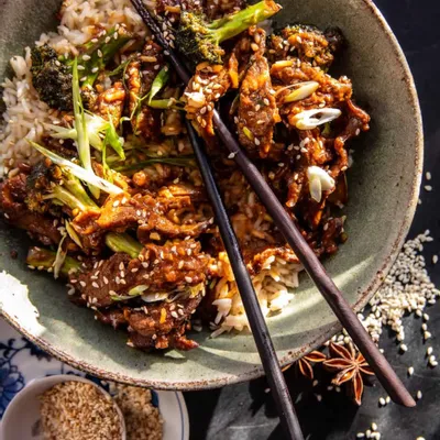 Recipe 'Miso Ginger Beef and Broccoli'