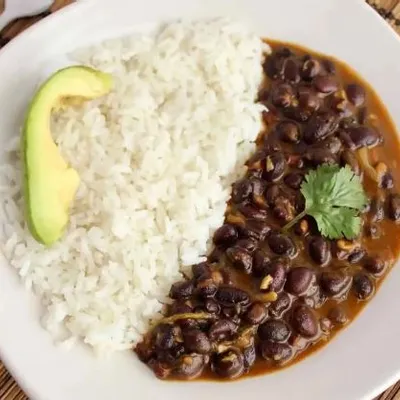 Recipe 'Dominican Rice and Beans (Arroz con Habichuelas)'