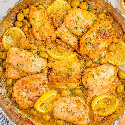 Recipe 'Lemon Olive Chicken Skillet'