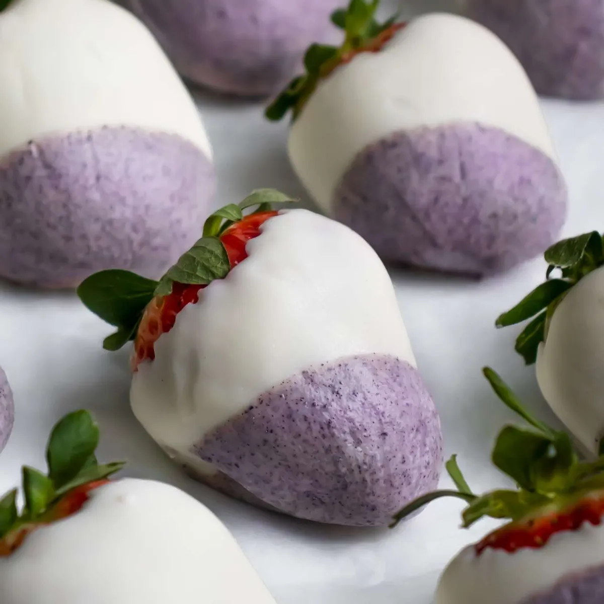 White Chocolate Covered Strawberries