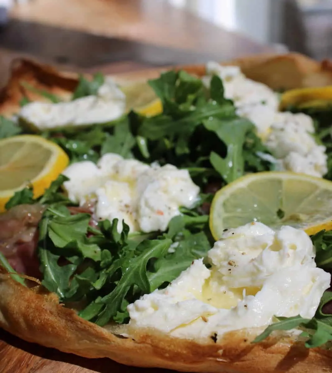Sourdough Discard Spring Pizza