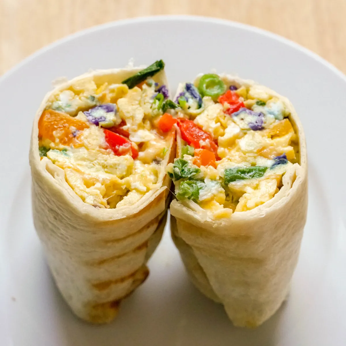 Veggie Breakfast Burritos Worth Waking Up For