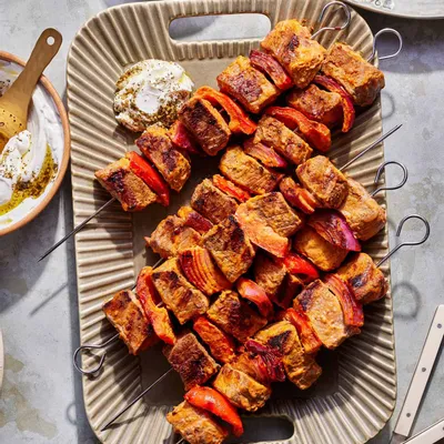 Recipe 'Grilled Mediterranean Beef Kebabs'