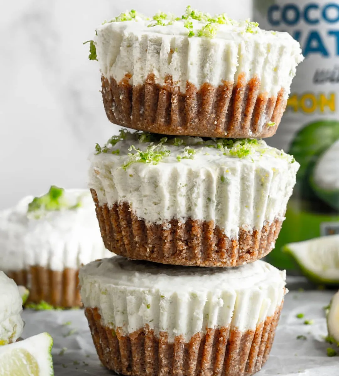 No-bake Lemon Lime Mini Cheesecake
