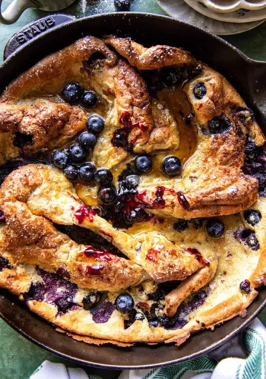 Blueberry Lemon Dutch Baby