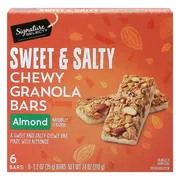 SIGNATURE SELECTS Granola Bars, Chewy, Sweet & Salty, Almond