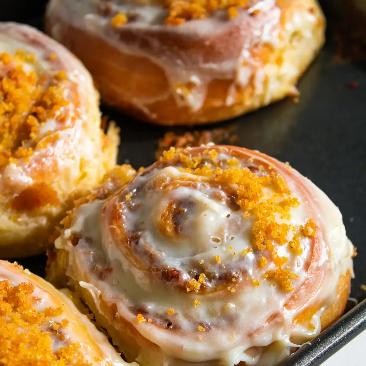 Carrot Cake Cinnamon Rolls