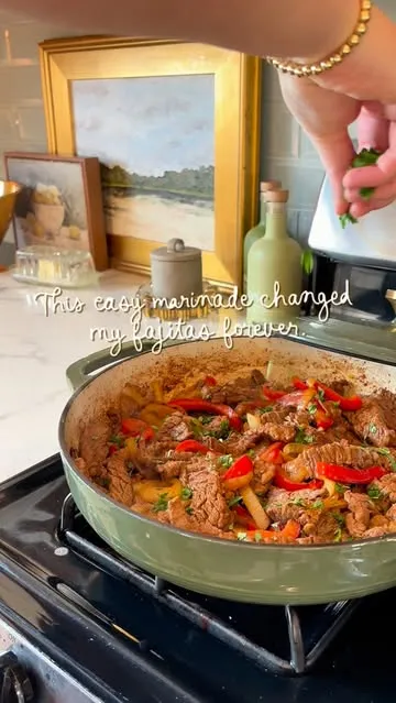 Simple Steak Fajitas