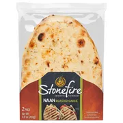Stonefire Garlic Naan 2pk
