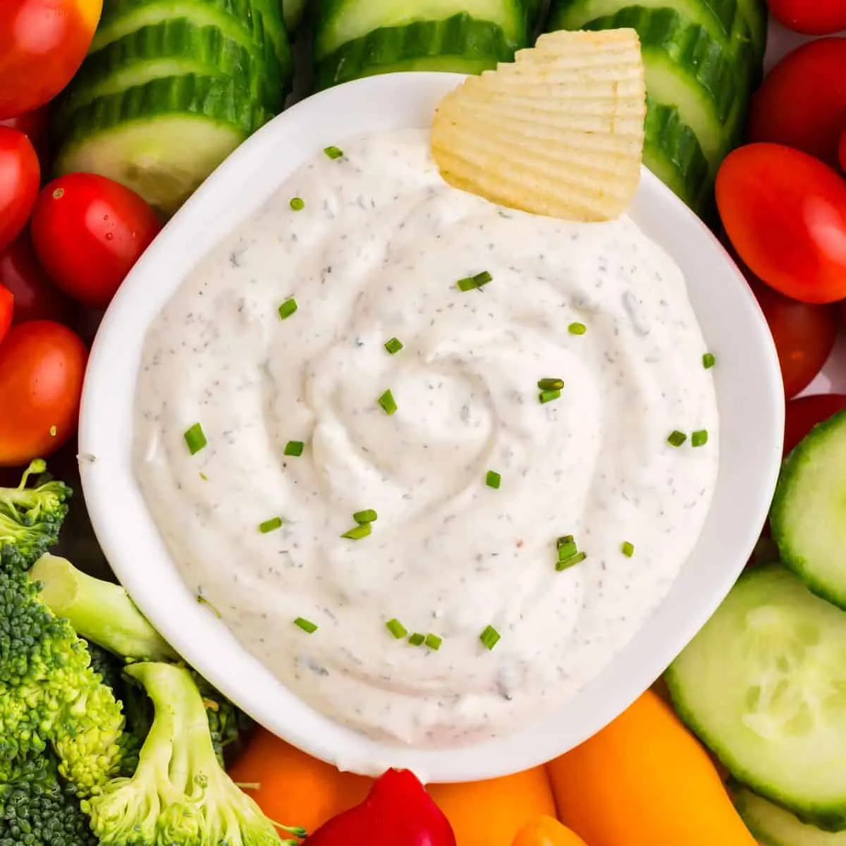 Easy Ranch Dip (5 Minutes!)