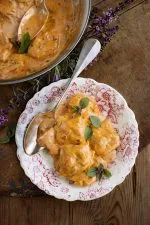Recipe 'American Lamb & Parmesan Ravioli in Tomato Cream'