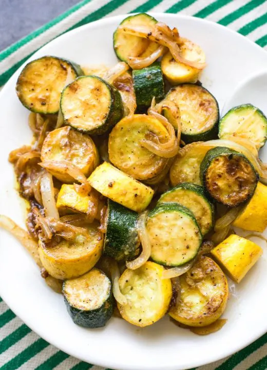 Miso Butter Zucchini and Squash