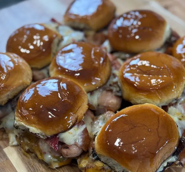 Chicken Bacon Ranch Sliders