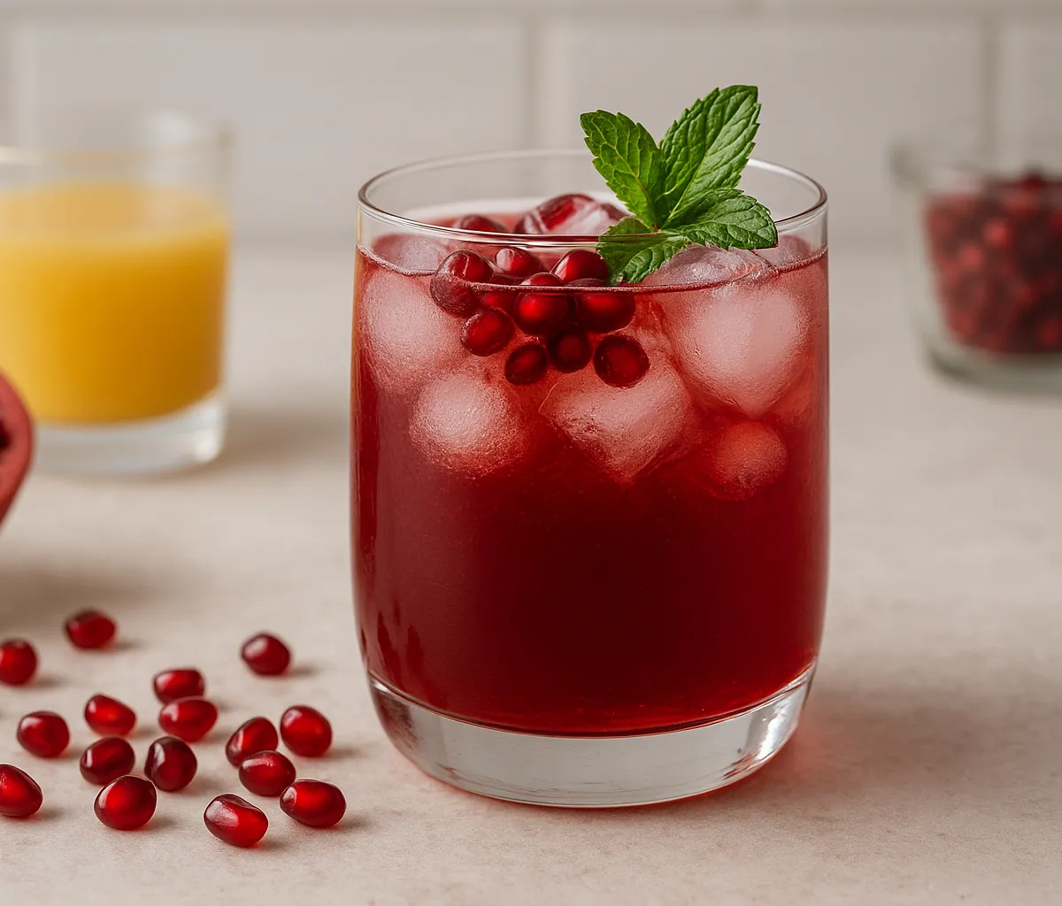 Pomegranate Probiotic Spritz