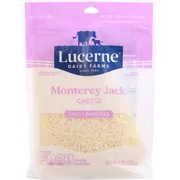 Lucerne Shredded Cheese, Monterey Jack, Finely
