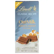 Lindt Classic Recipe OatMilk Salted Caramel Chocolate Candy Bar