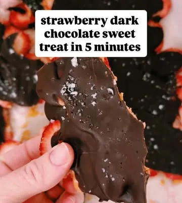 Recipe 'Strawberry Peanut Butter Dark Chocolate Freezer Bark'