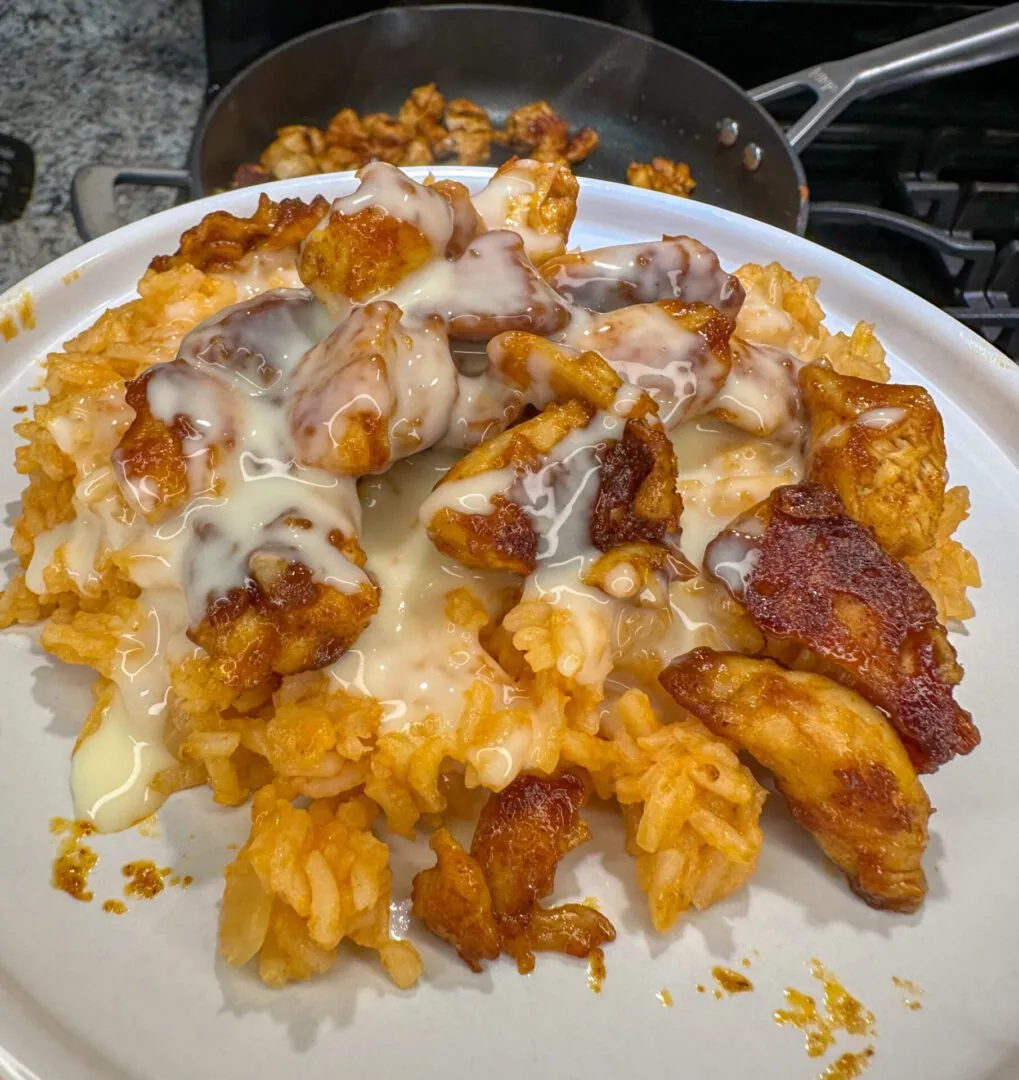 Cheesy Chicken & Rice (Arroz Con Pollo)