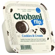 Chobani Yogurt, Greek, Cookies & Cream
