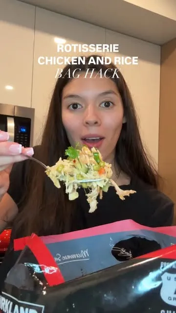 Rotisserie Chicken and Rice Bag