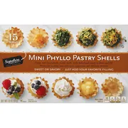Signature Kitchens Pastry Shells, Mini Phyllo