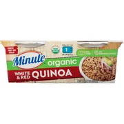 Minute Rice Quinoa, Organic, White & Red