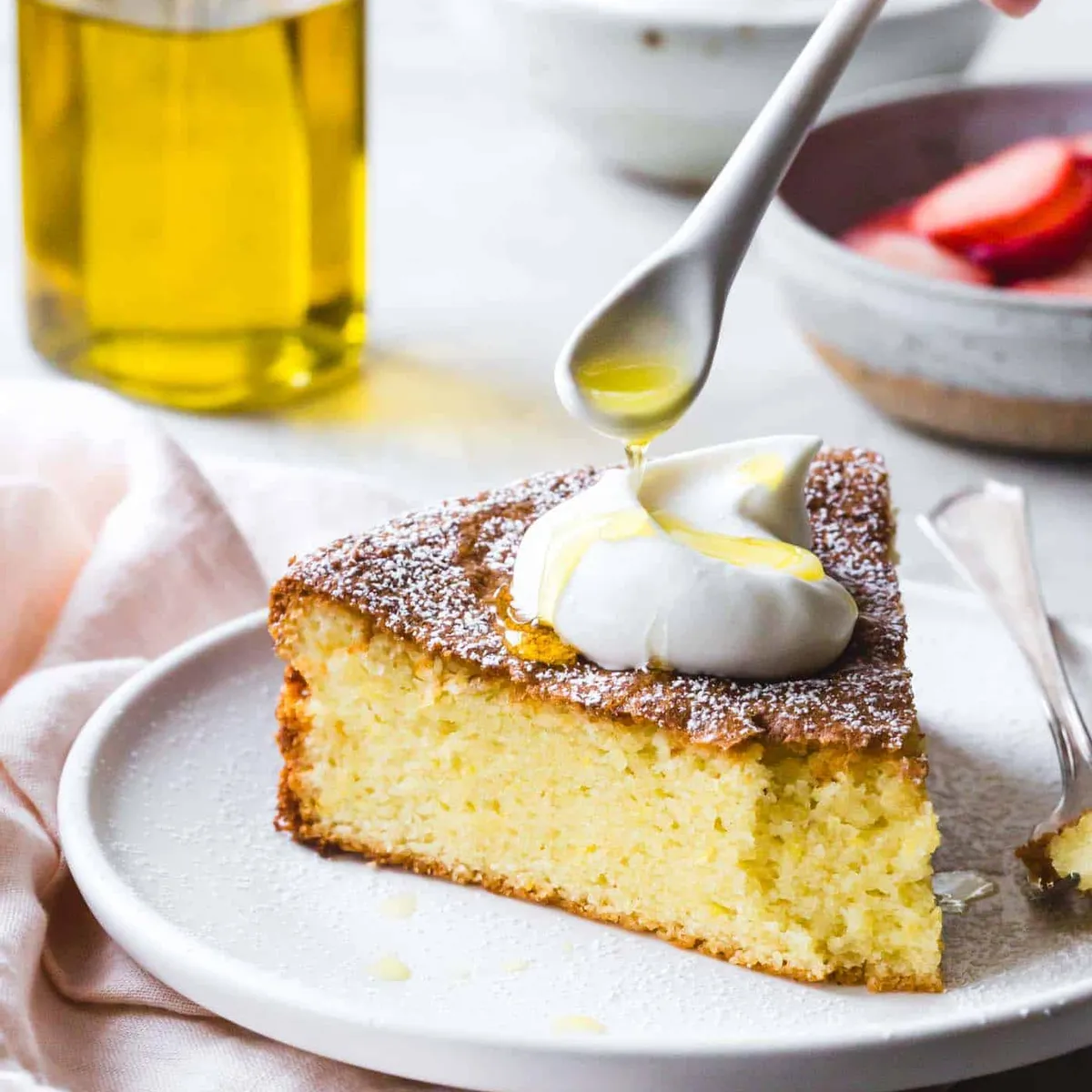 Gluten-Free Olive Oil Cake with Lemon &amp; Almond Flour